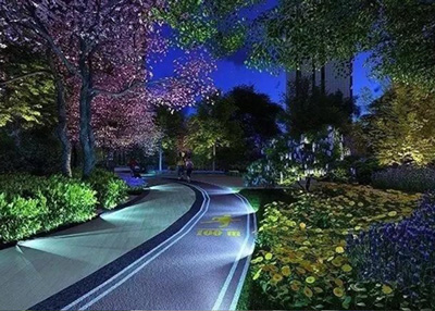 1000米超長夜光跑道